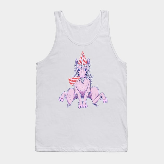 Birthday Unicorn Tank Top by SimplyKitt